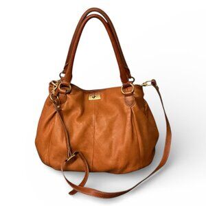 J.Crew Tan Leather Hobo Bag with Shoulder & Crossbody Strap